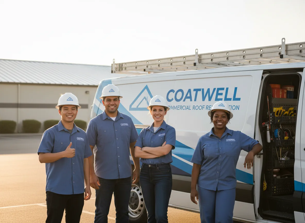 Commercial roof coating company in Hiltons, VA